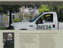 Tablet Screenshot of jakeslandscapemaintenance.com